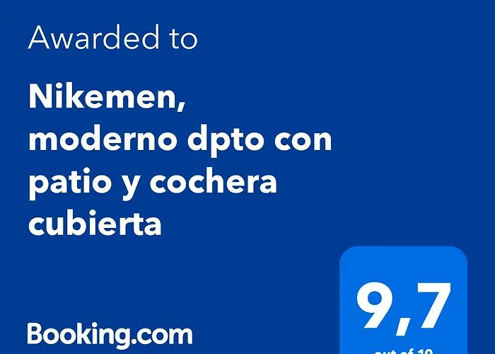 Edificio Nikemen, moderno dpto con patio y cochera cubierta